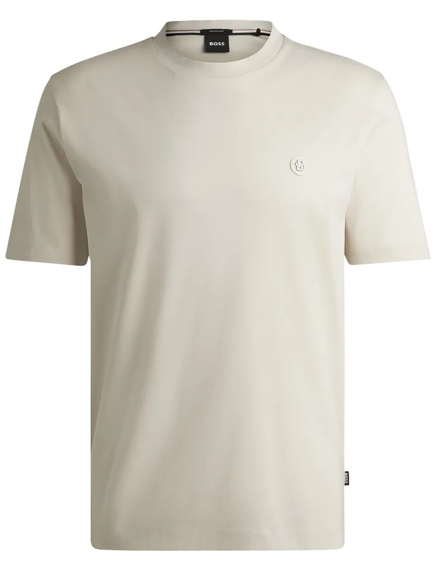 Boss Black t-shirt beige katoen