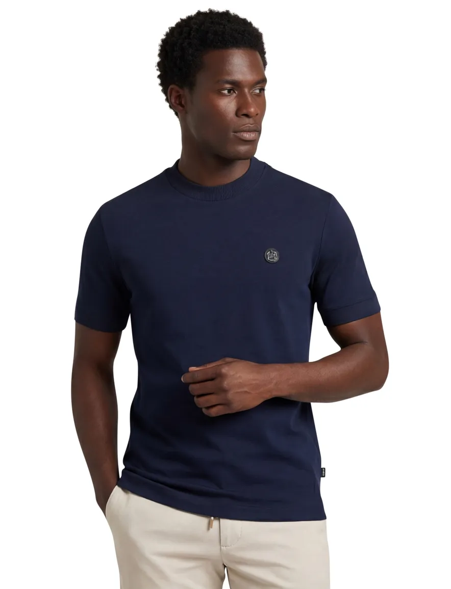 Boss Black t-shirt donkerblauw katoen