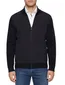 Boss Green vest donkerblauw effen met wol