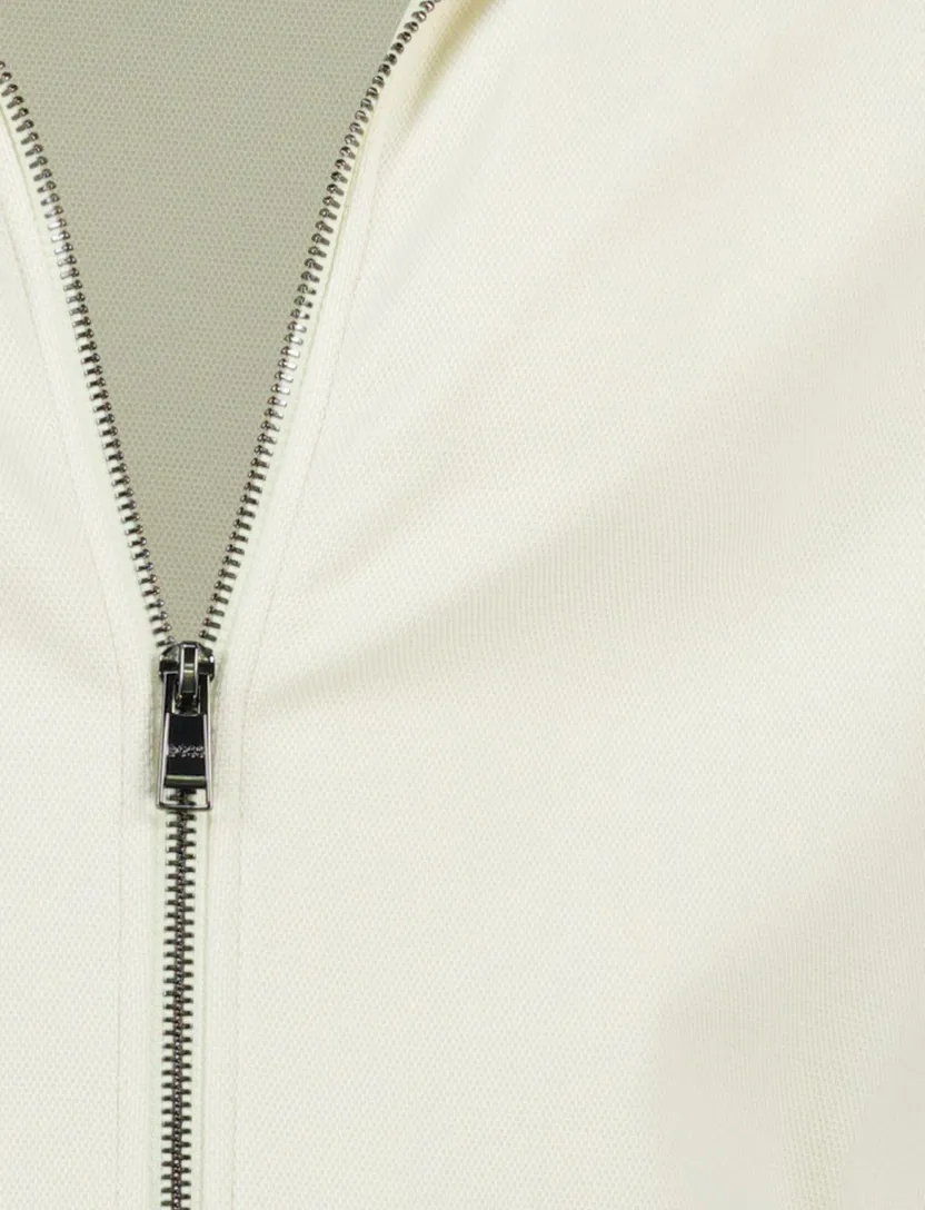 vest Boss Black wit effen