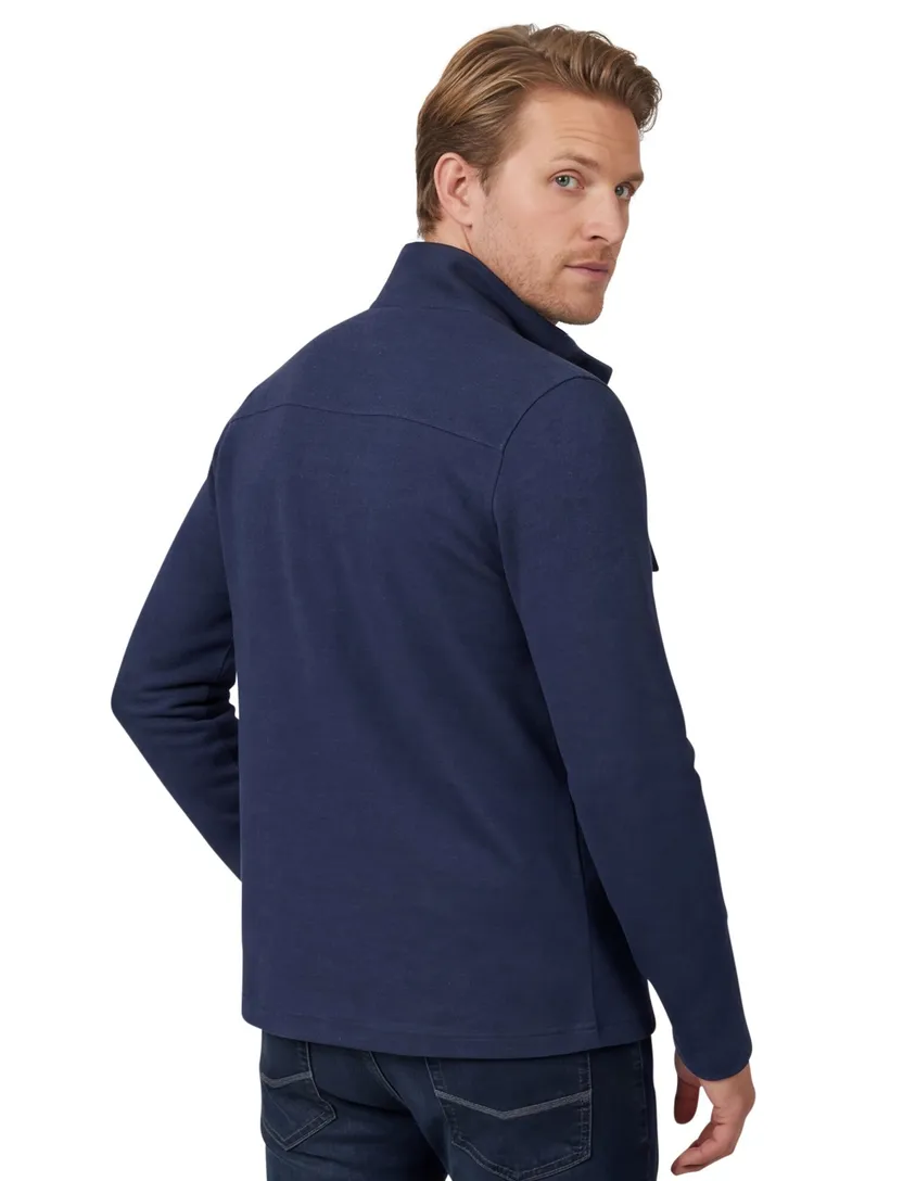 NZA overshirt donkerblauw katoen