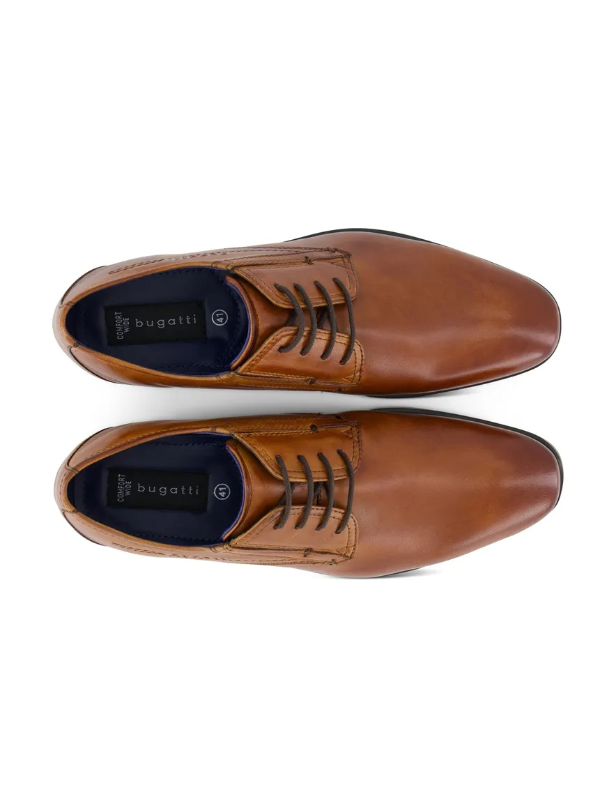 Bugatti nette schoenen bruin leer