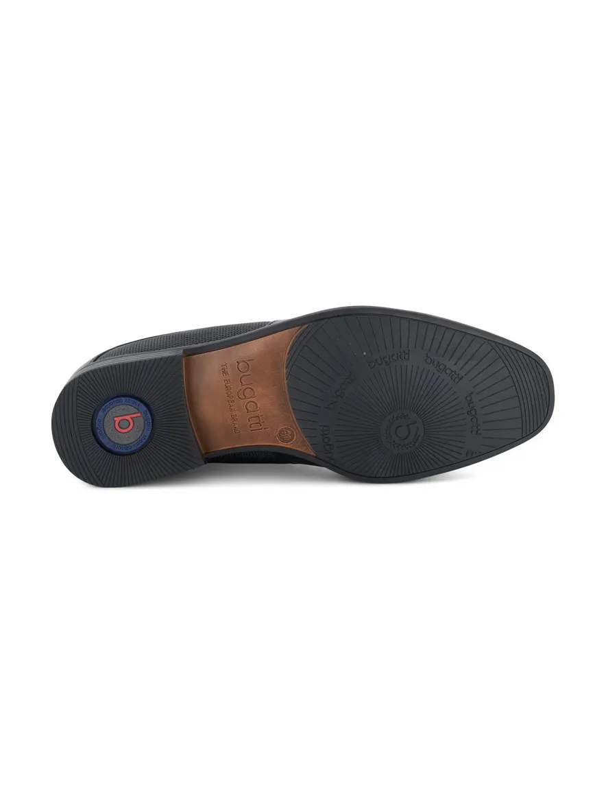 Bugatti nette schoenen zwart leer laag