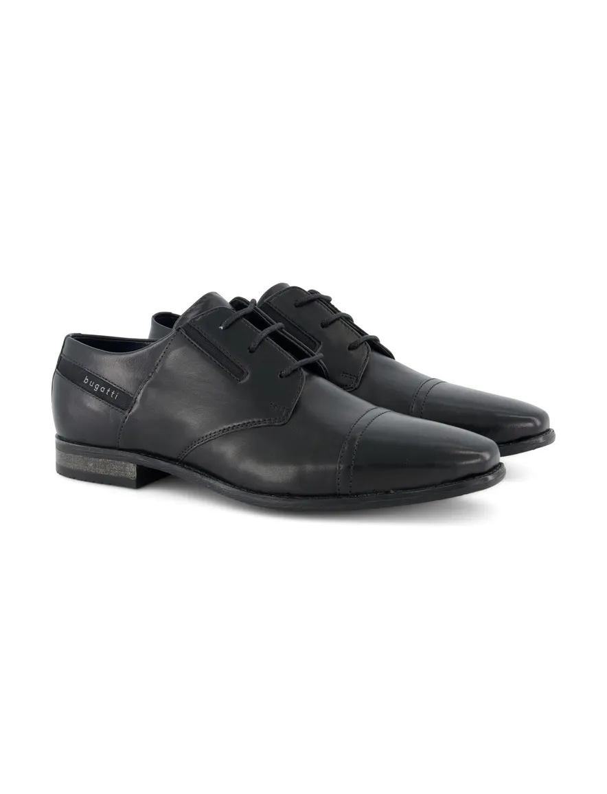Bugatti nette schoenen zwart leer