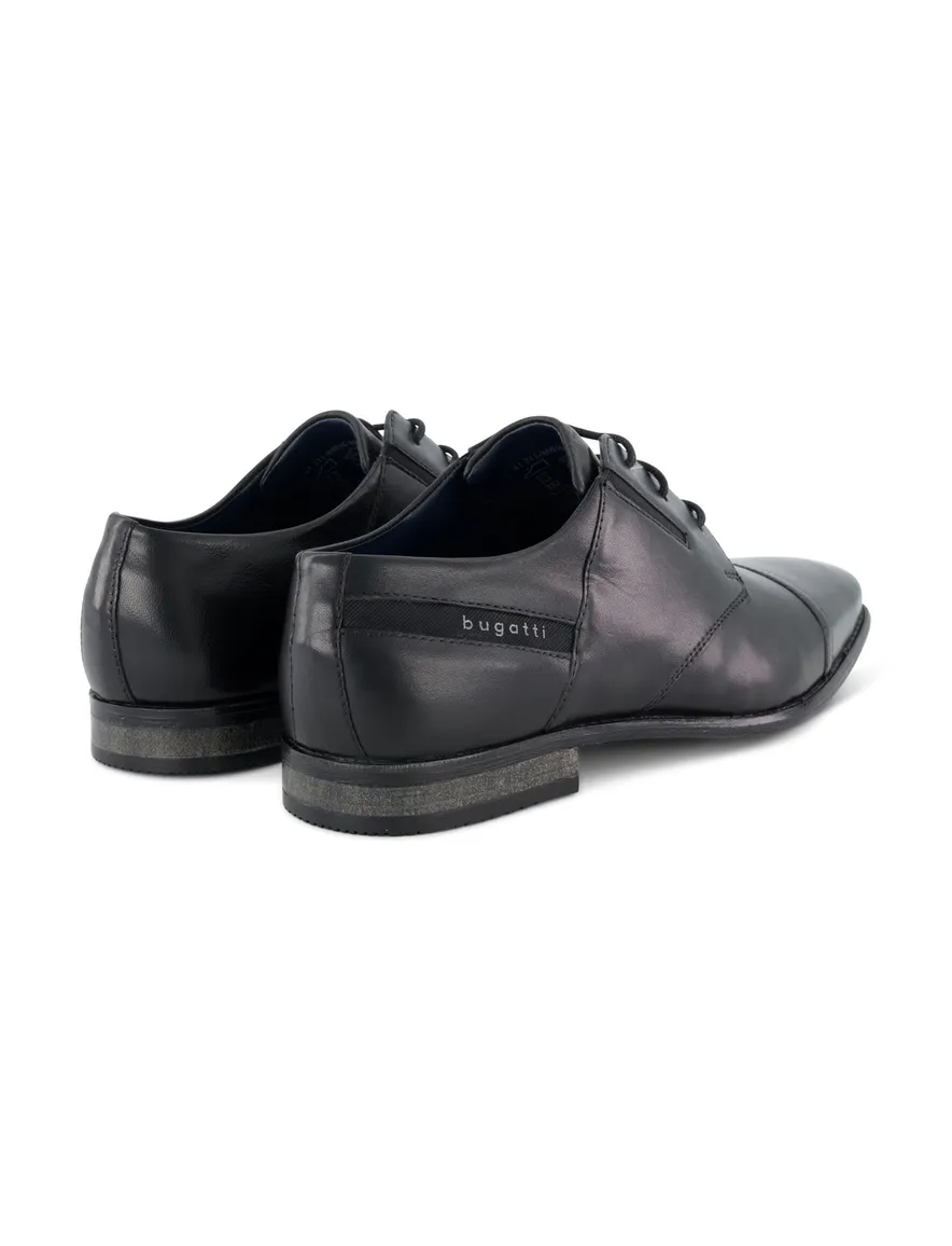 Bugatti nette schoenen zwart leer