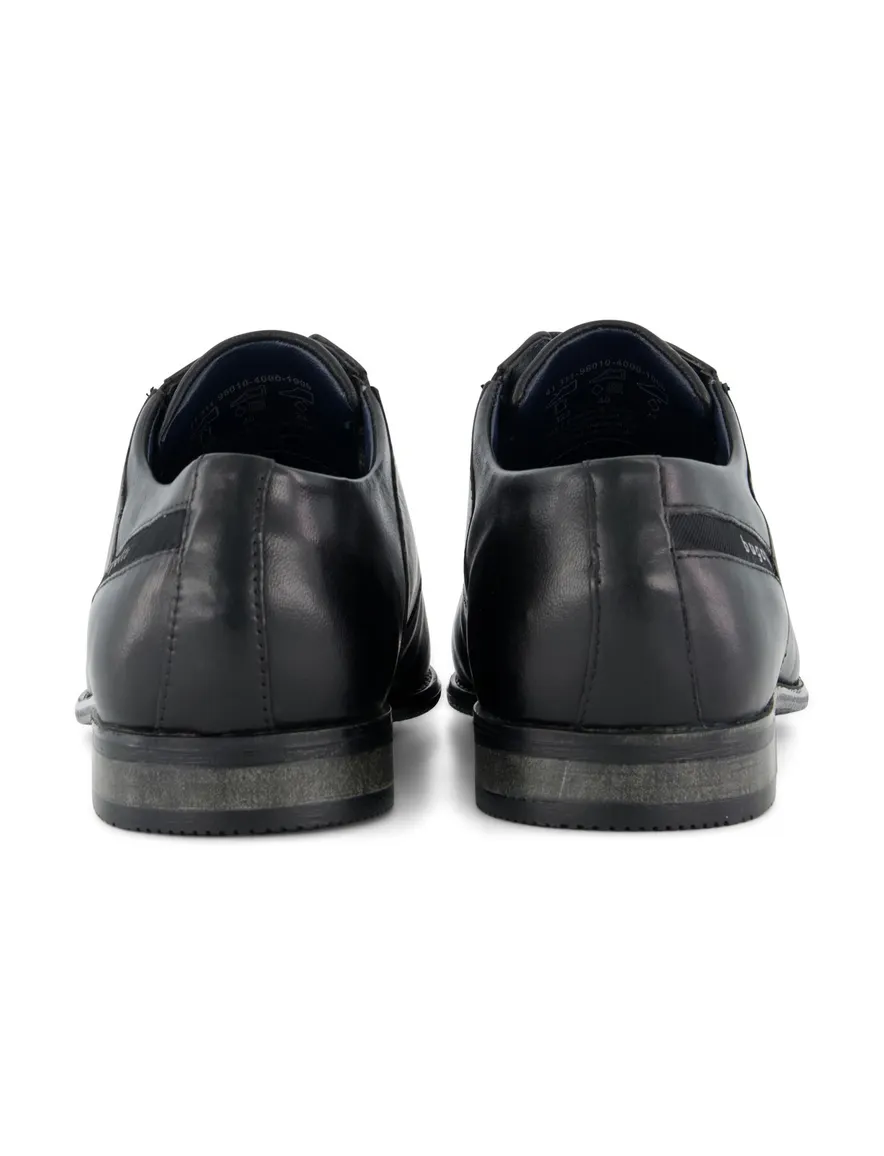 Bugatti nette schoenen zwart leer