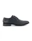Bugatti veterschoenen donkerblauw leer laag