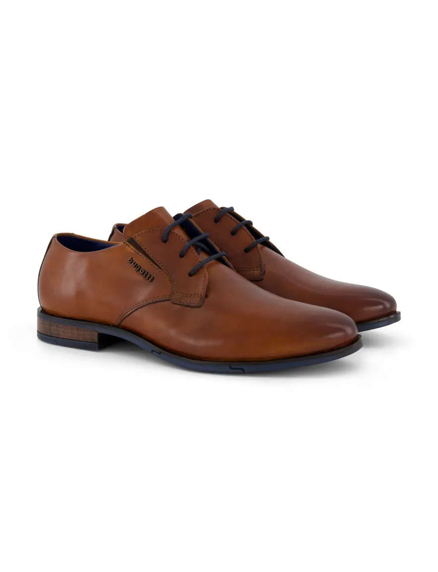 Leren veterschoenen bruin Bugatti