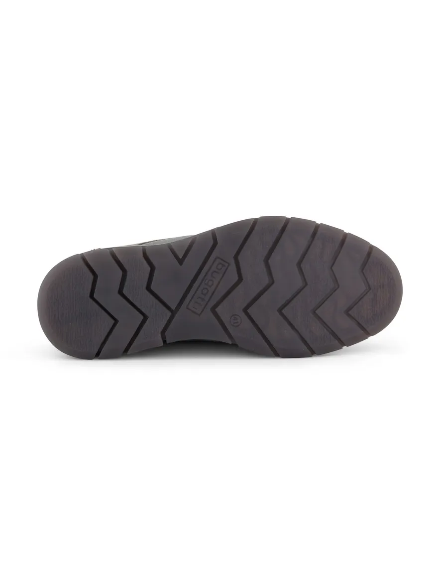 Bugatti herenschoen grijs suede bruine veters