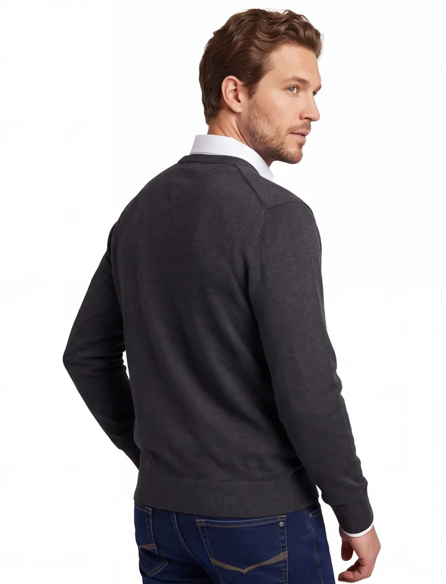 Tommy Hilfiger sweaters antraciet Plus Size