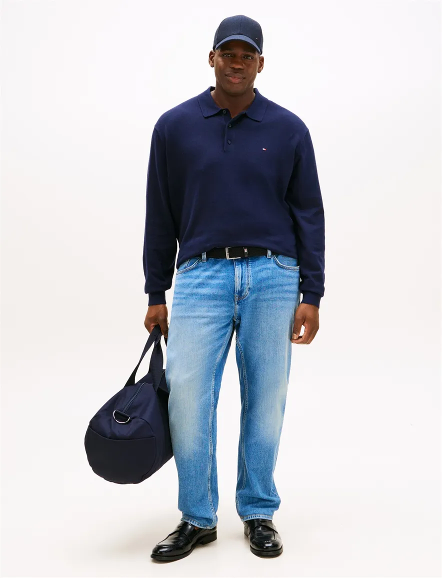 Tommy Hilfiger knitted polo kasjmier big & tall