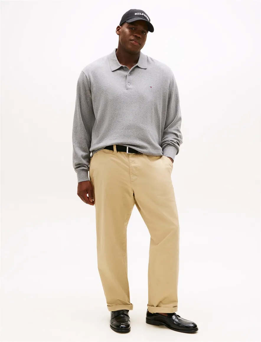 Tommy Hilfiger knitted polo kasjmier big & tall