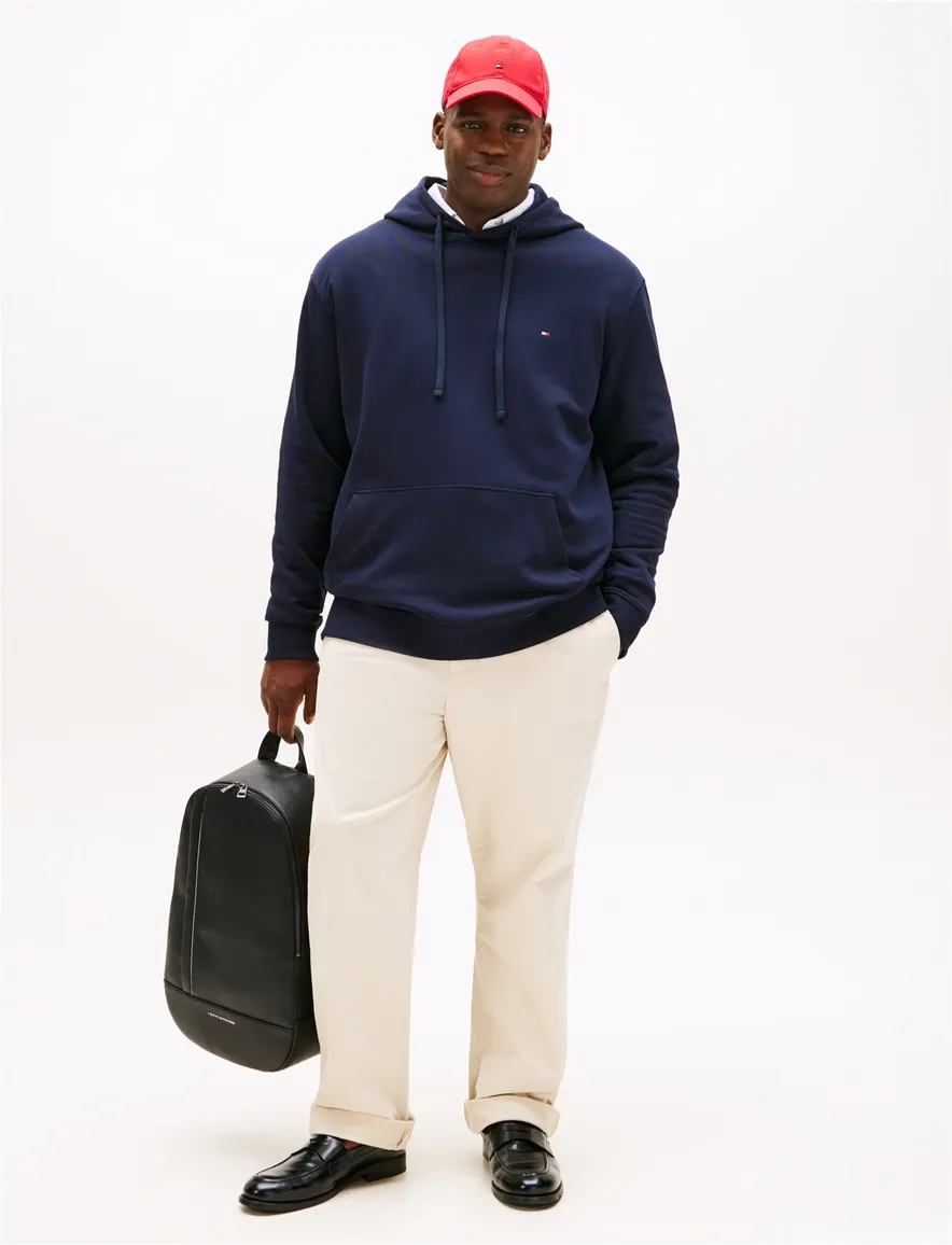 Tommy Hilfiger Hoodie donkerblauw big & tall