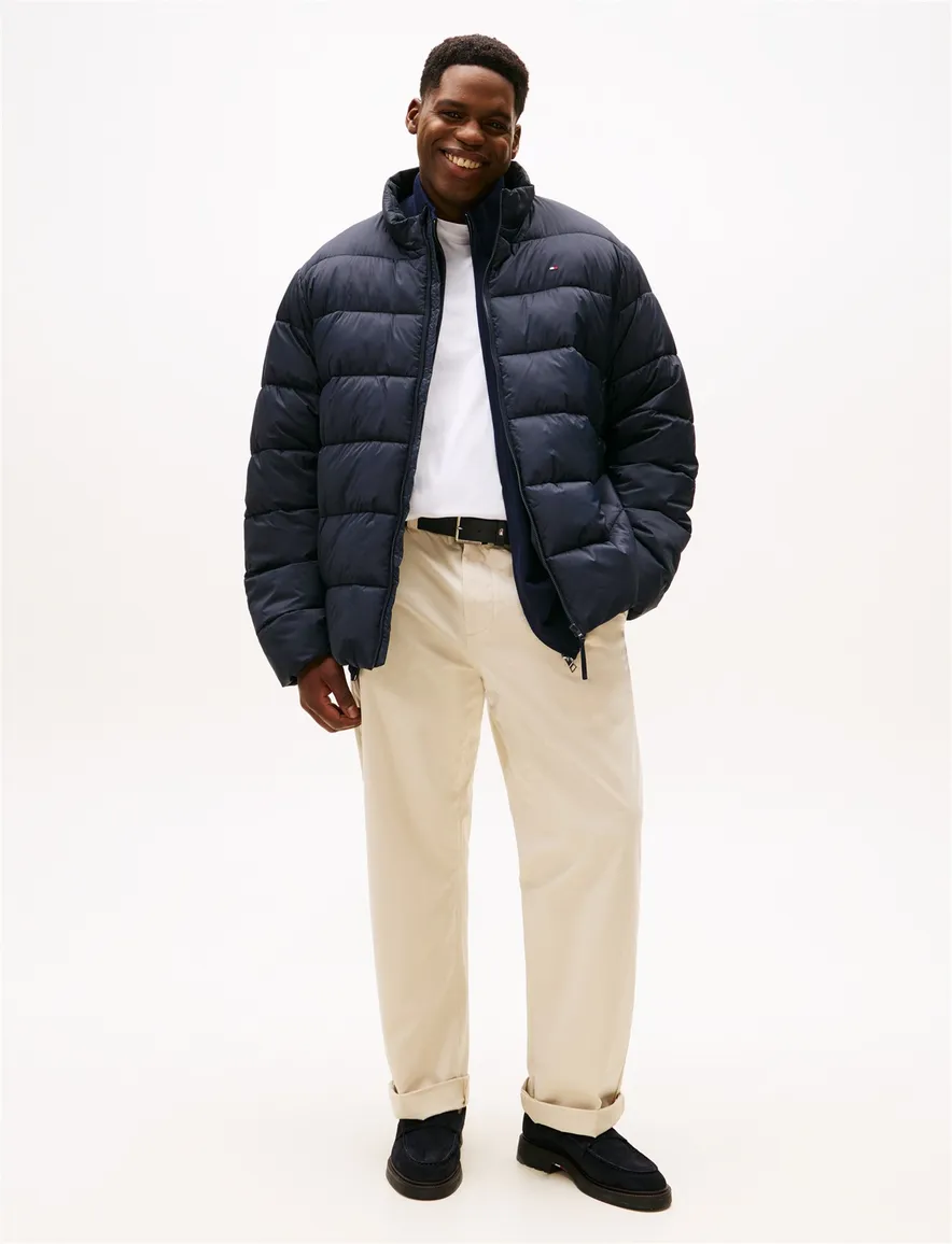 Tommy Hilfiger Winterjas donkerblauw plus size