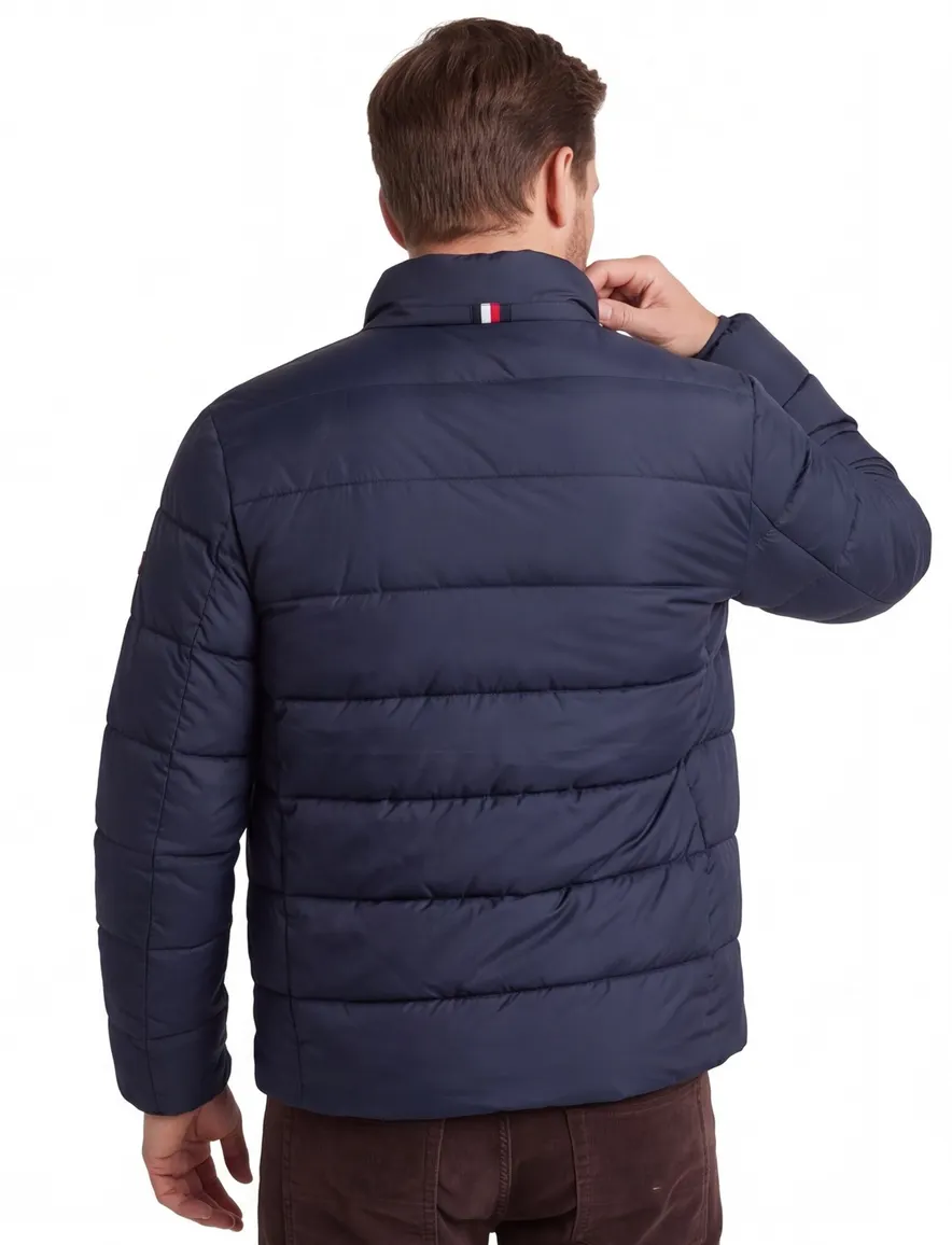 Tommy Hilfiger winterjas donkerblauw big & tall