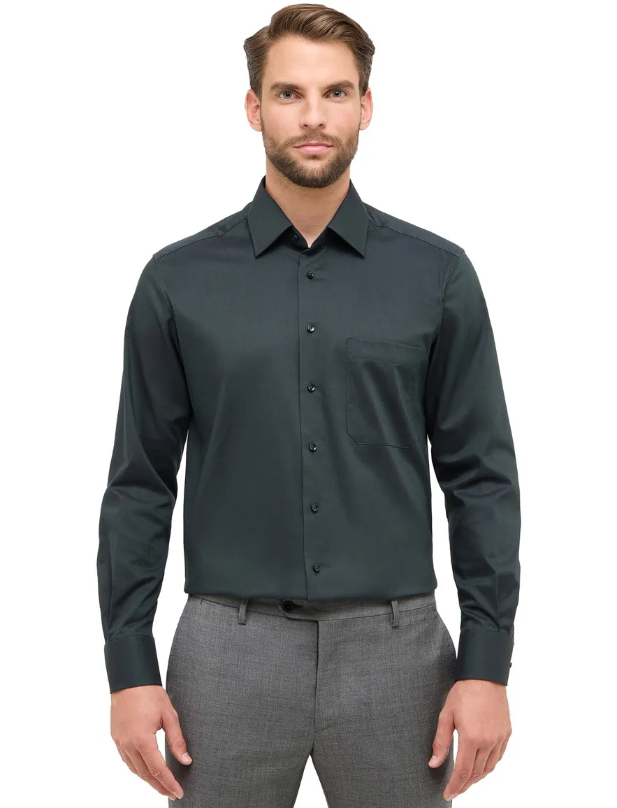 Eterna Comfort Fit business overhemd groen