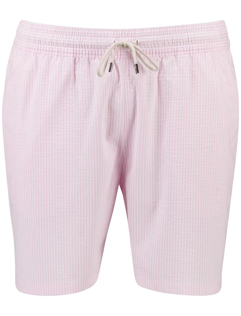 katoenen Polo Ralph Lauren zwemshort roze geprint normale fit