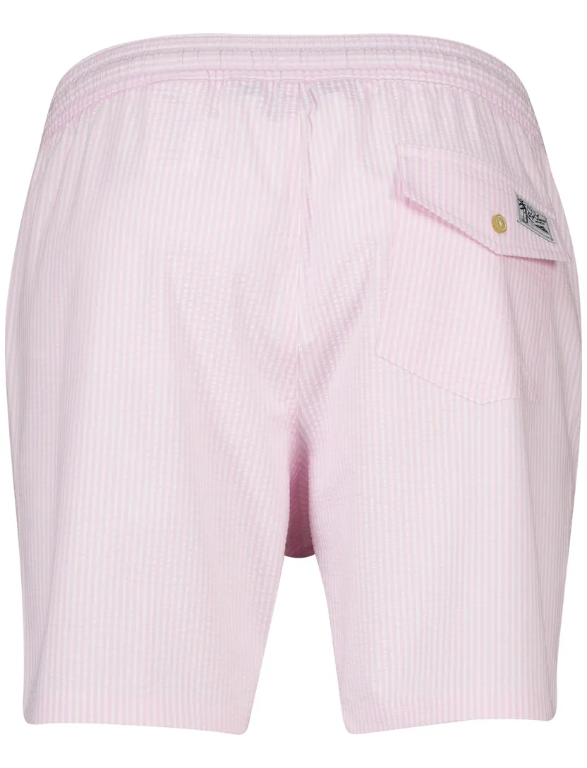 katoenen Polo Ralph Lauren zwemshort roze geprint normale fit