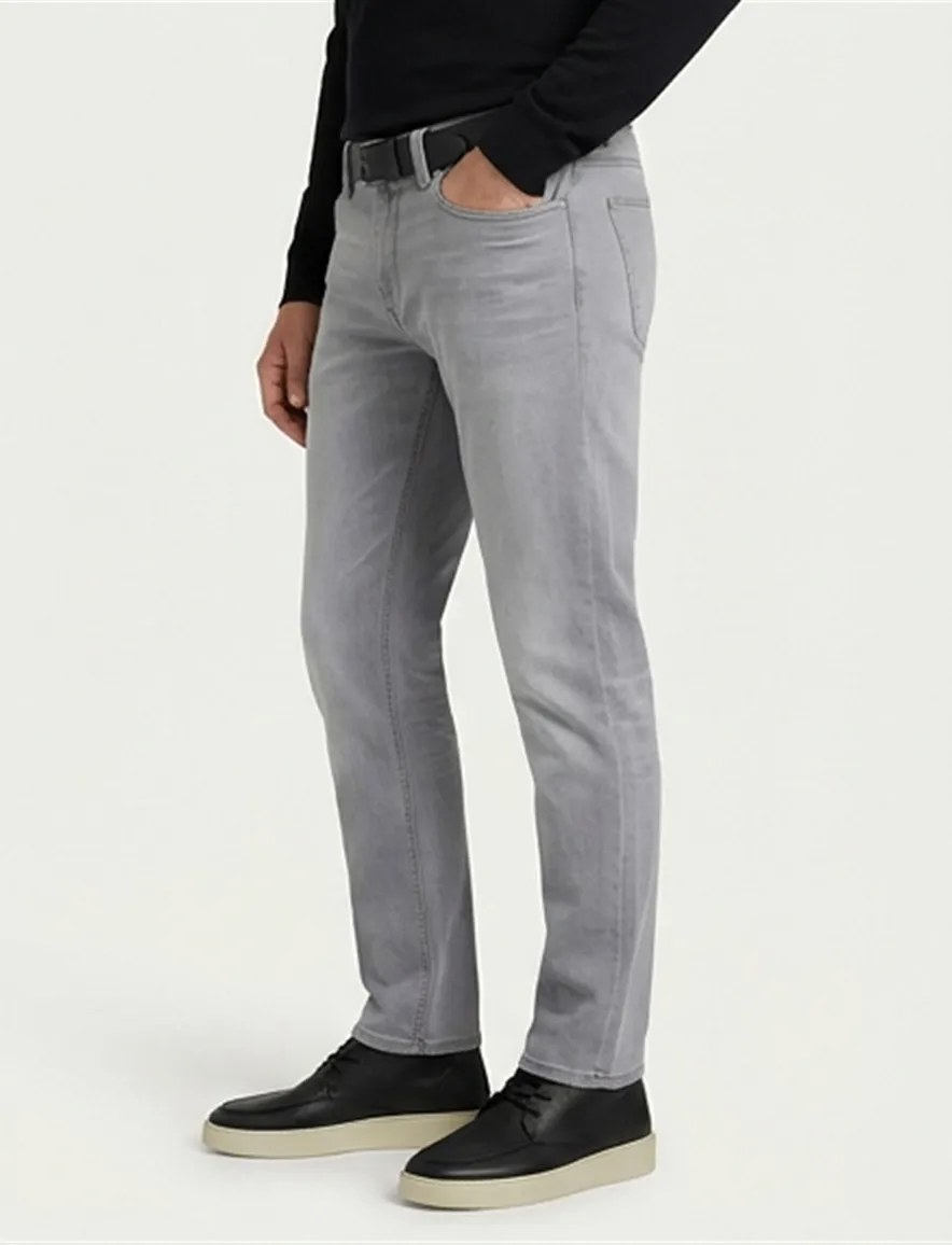 Alberto regular fit premium pipe bruin