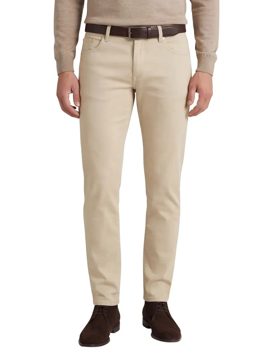 Alberto regular fit premium pipe bruin