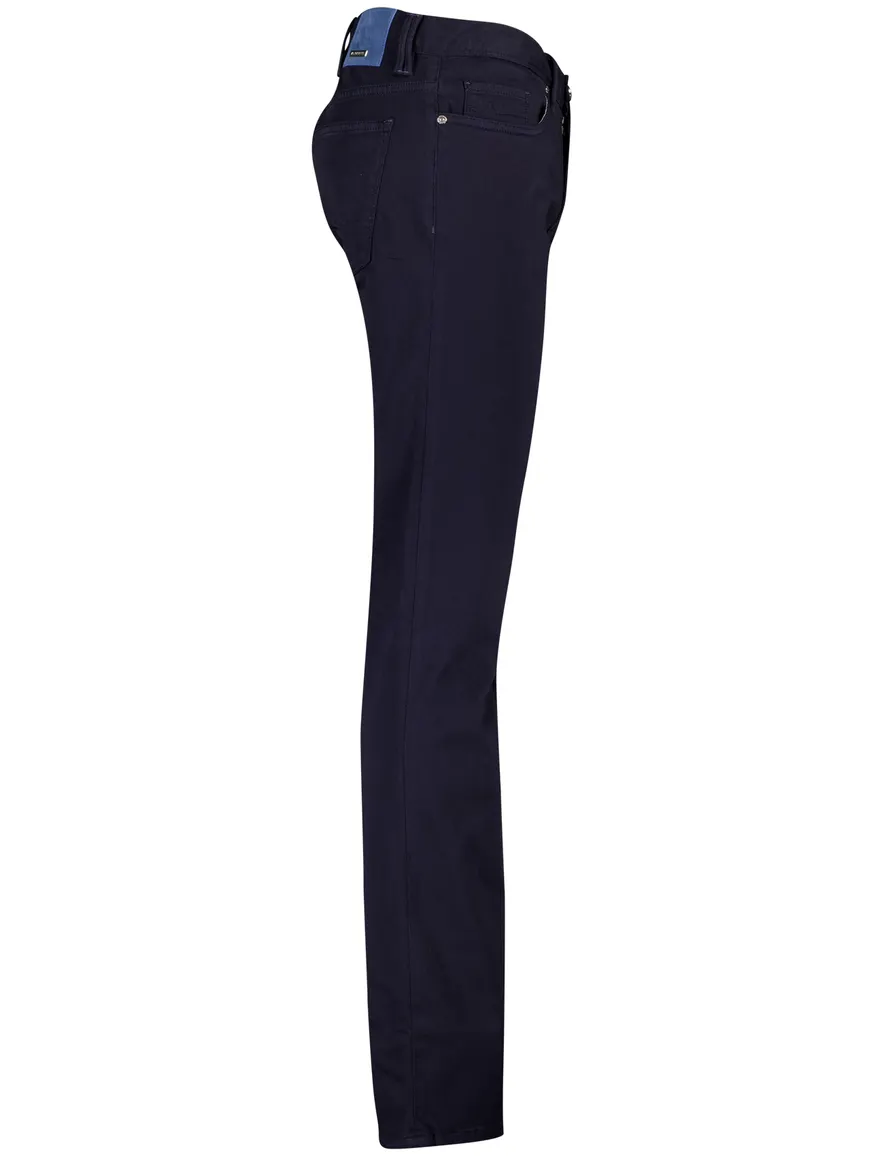 Alberto slim fit stretch pantalon navy