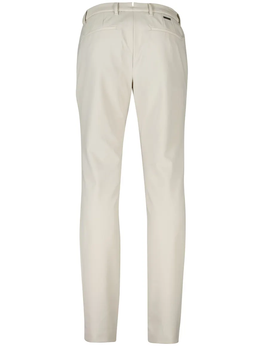 Alberto slim fit stretch pantalon wit