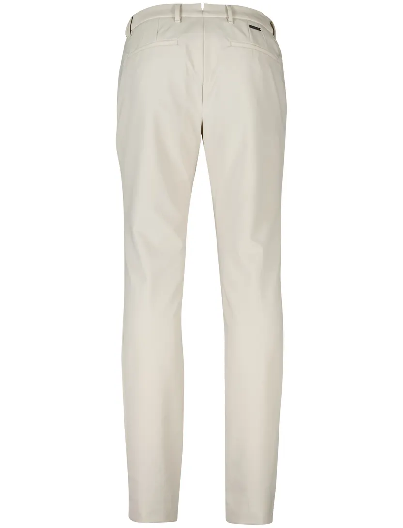 Broek Alberto creme stretch chino