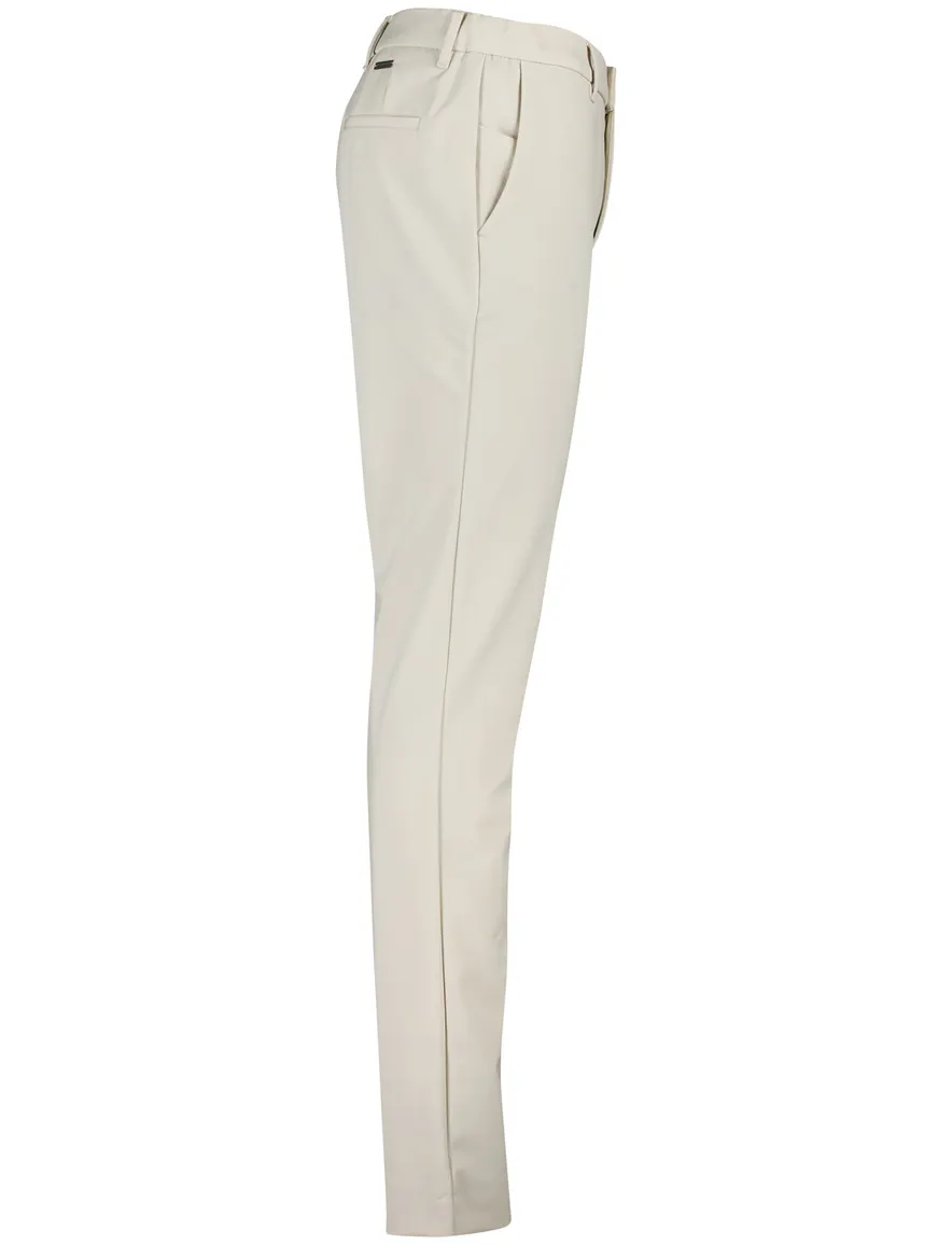 Alberto slim fit stretch pantalon wit