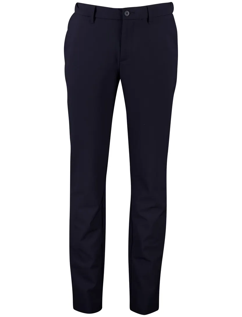Alberto slim fit stretch pantalon navy