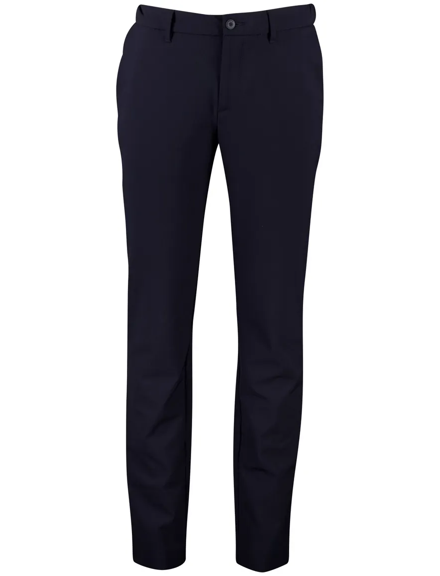 Alberto slim fit stretch pantalon navy