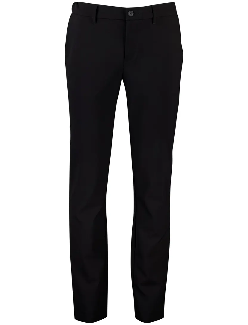 Alberto slim fit pantalon stretch zwart