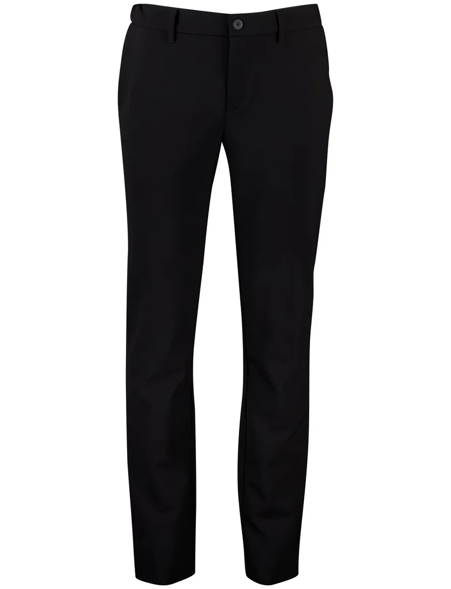 Alberto slim fit pantalon stretch zwart
