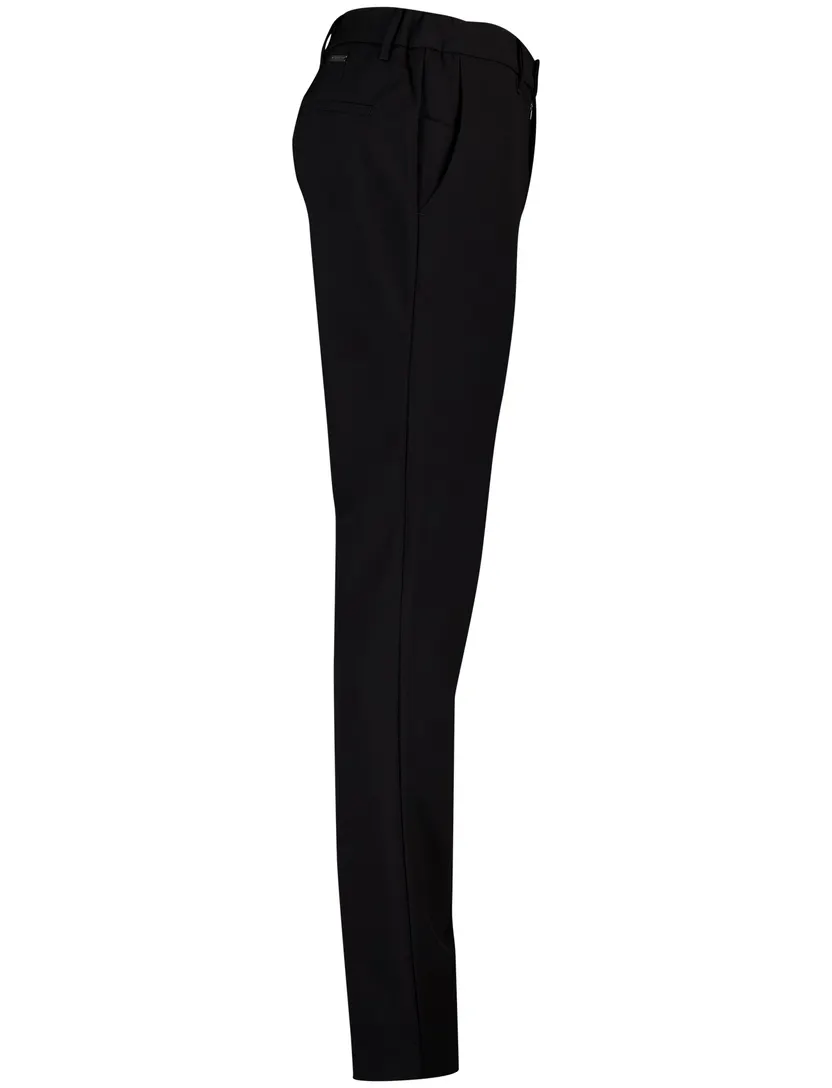 Alberto slim fit pantalon stretch zwart