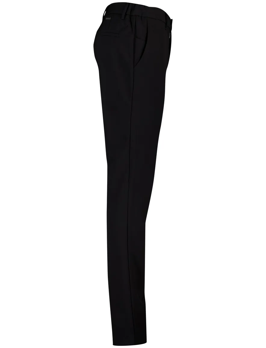 Alberto slim fit pantalon stretch zwart
