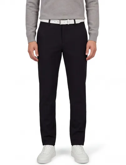 Alberto Alberto chino zwart stretch