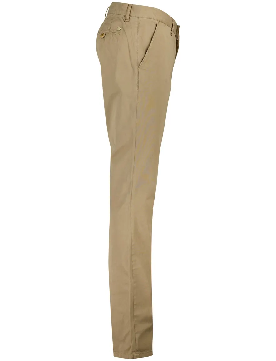 Alberto regular fit pantalon beige katoen