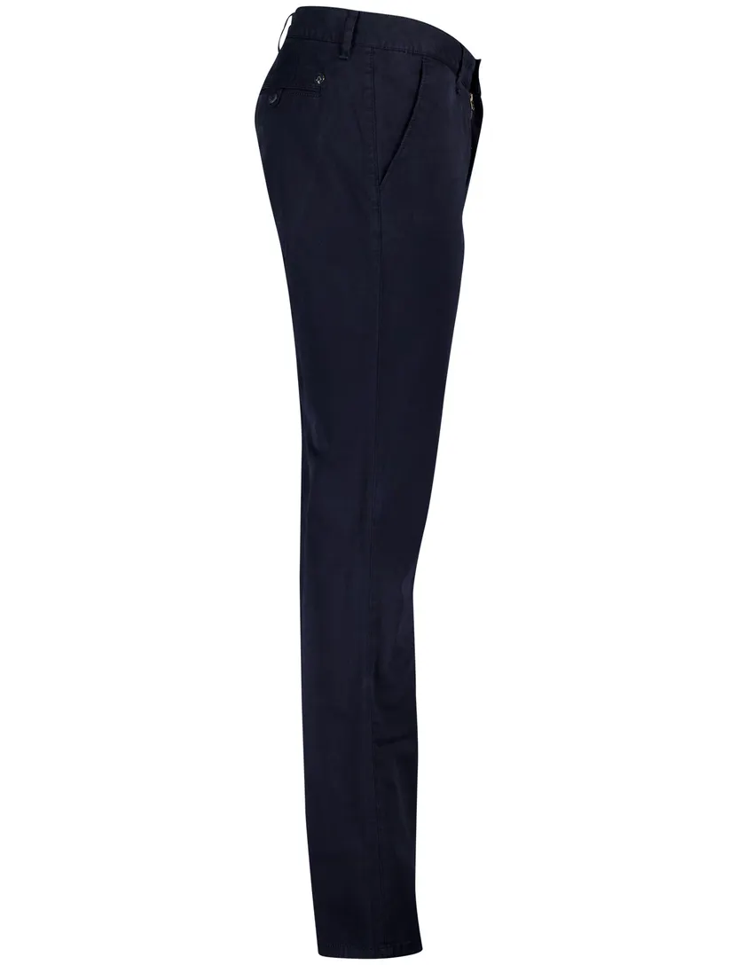 Alberto regular fit pantalon navy katoen
