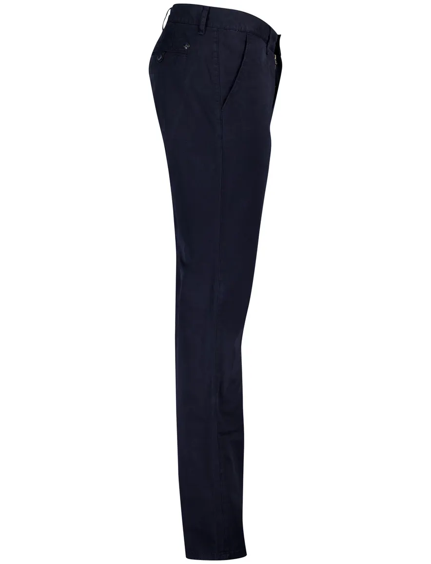 Alberto regular fit pantalon navy katoen