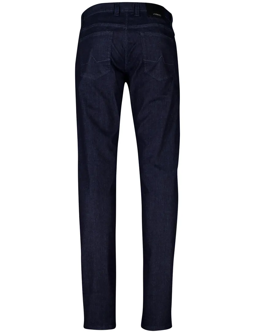 Alberto regular fit pantalon navy katoen