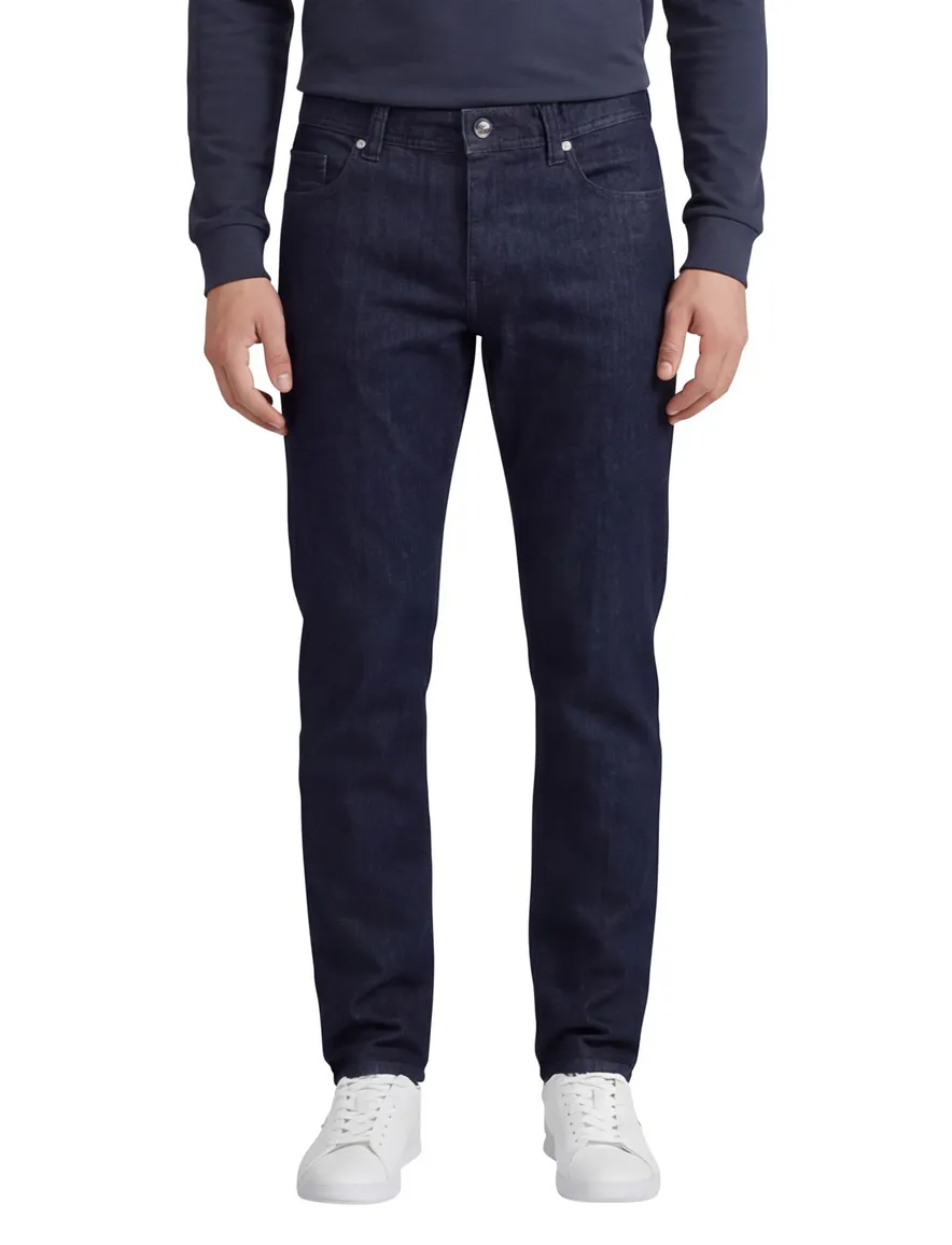 Alberto regular fit pantalon navy katoen