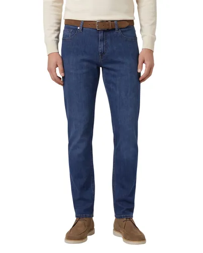 Alberto Alberto 5-pocket jeans blauw effen