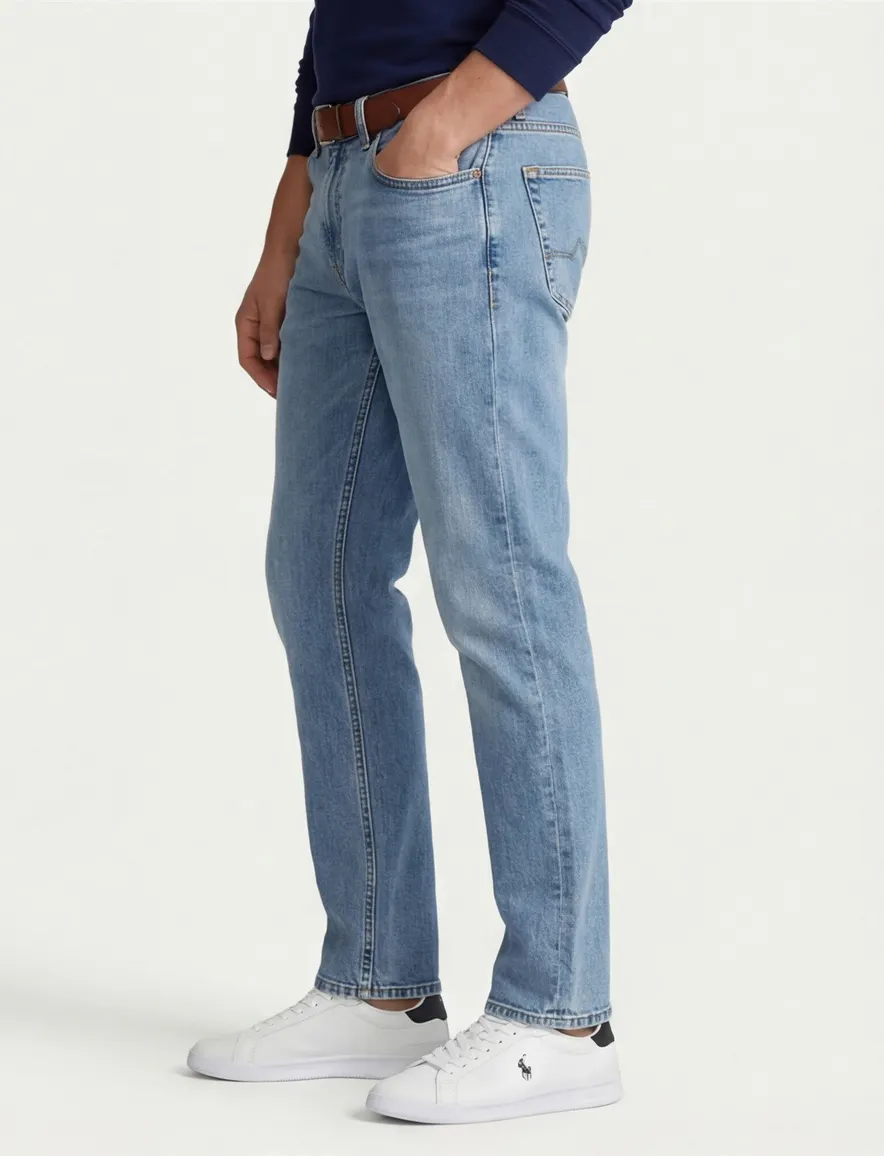 Alberto regular fit spijkerbroek blauw