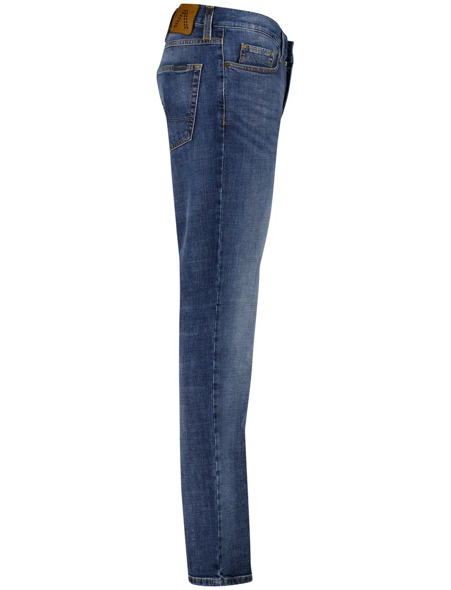 Alberto regular fit jeans katoen blauw