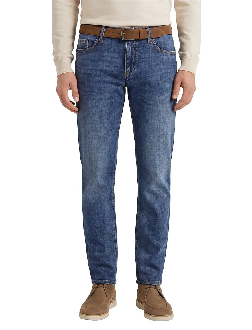 Broek Alberto 5-p blauw