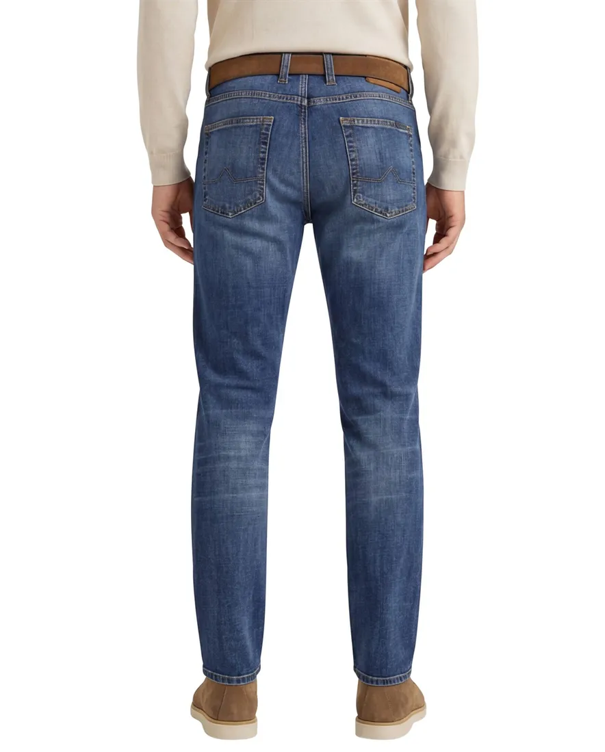 Alberto regular fit jeans katoen blauw