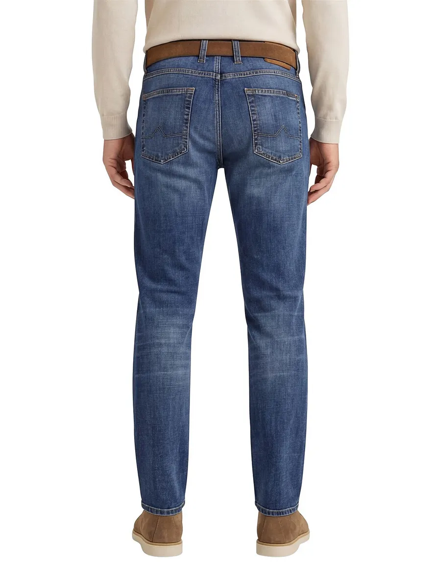 Broek Alberto 5-p blauw
