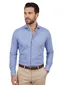 business overhemd blauw Xacus