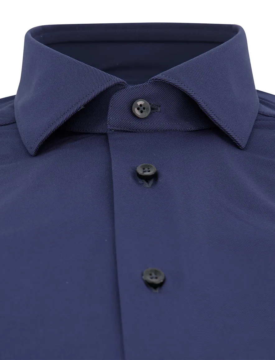 Xacus Active overhemden donkerblauw