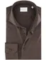 Xacus tailored fit overhemd bruin jersey polyamide
