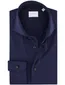 Xacus tailored fit overhemd donkerblauw polyamide